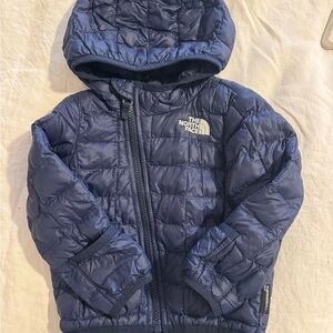 North Face Navy Quilted Nano Puff  Jacket 6-12 mo